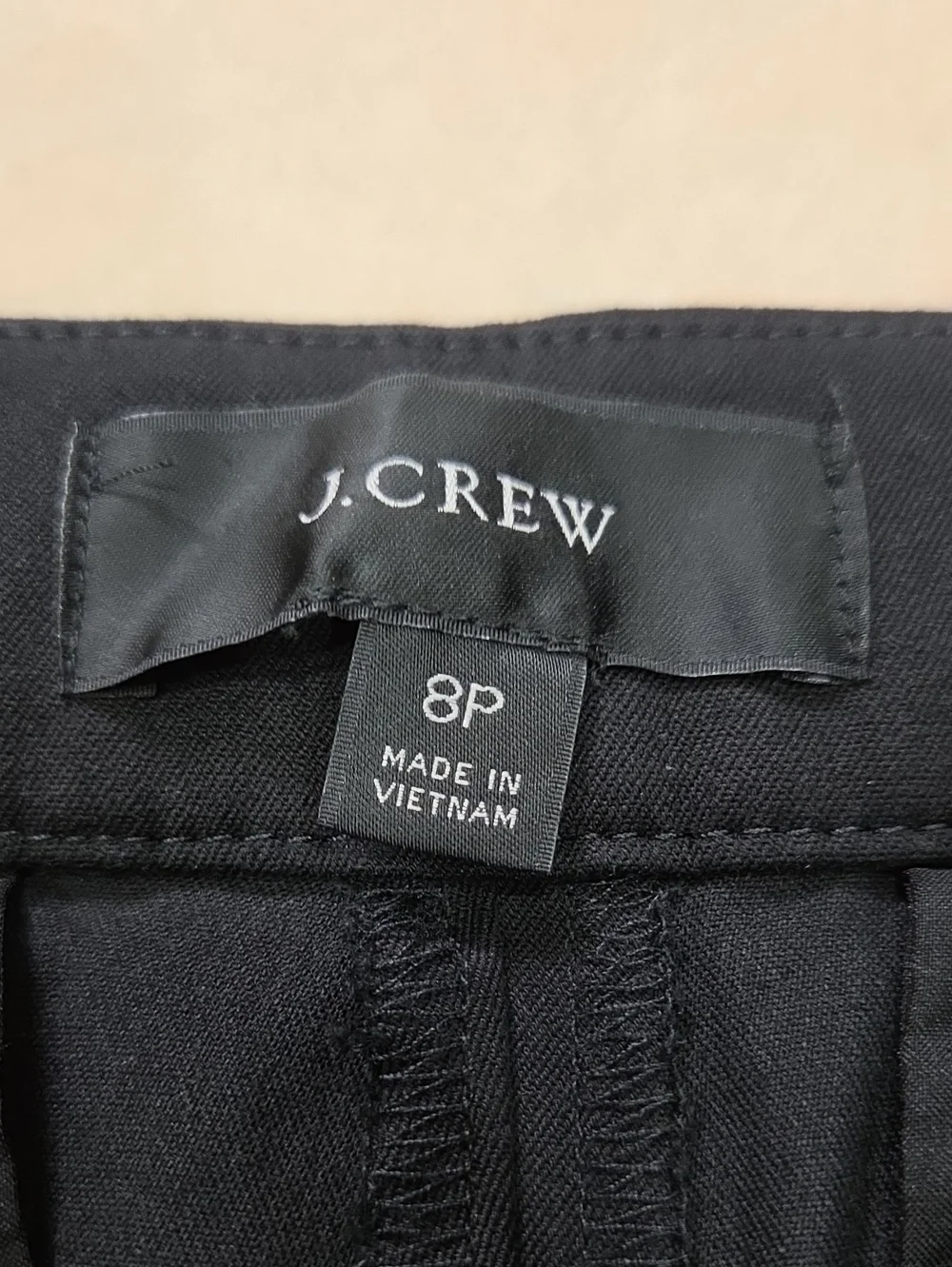 J Crew Black Dress Pants Size 8P